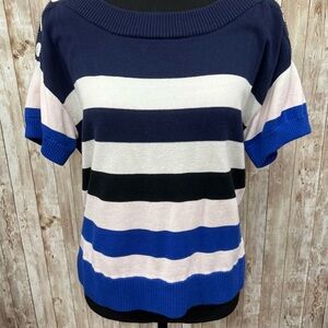 Cabi Navy Knit‎ Sweater